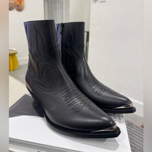 Celine Western Leon Zipped Boots size 40
